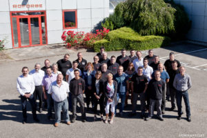 photo de groupe entreprise Roforge st Chamond