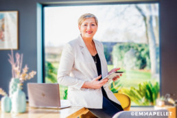 portrait entrerpise femme cheffe d'entreprise corporta pays de la loire, vallet